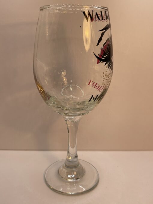 Walk by Faith Wine Glass Inspirational Wine Glass - Image 3
