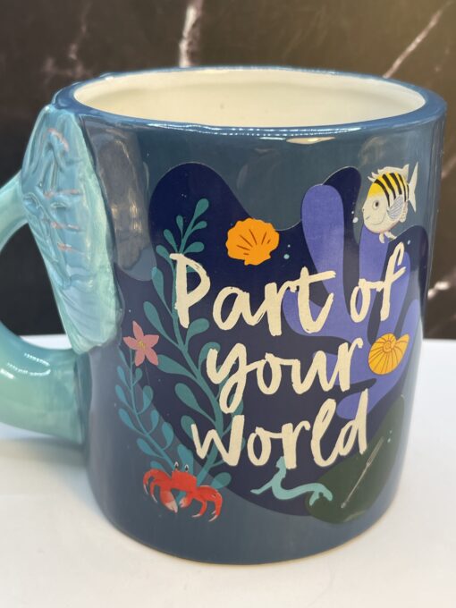 3D Little Mermaid Mug with Little Mermaid Tale Coffee Cup - Image 5