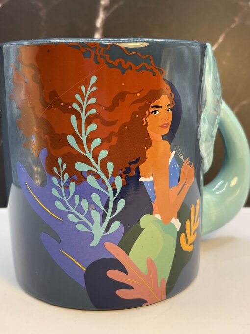 3D Little Mermaid Mug with Little Mermaid Tale Coffee Cup - Image 3