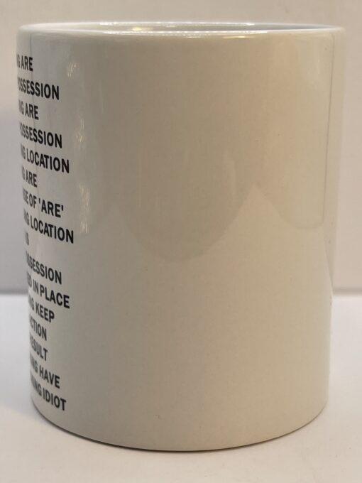 Grammar Police Swear Mug with Grammar Humor Coffee Cup Mug - Image 3