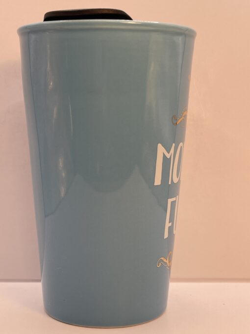 Mommy Fuel Blue Travel Mug Coffee Cup for Mother's Day Gift Idea - Image 3