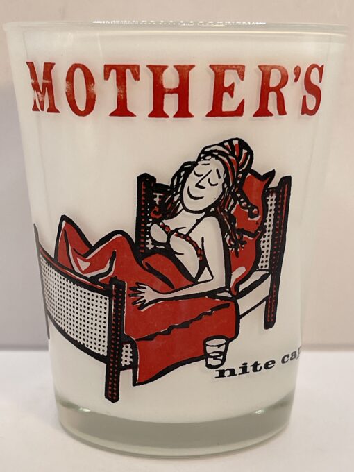 Vintage Mother’s Nite Cap Glass for Mother's Day Gift Idea