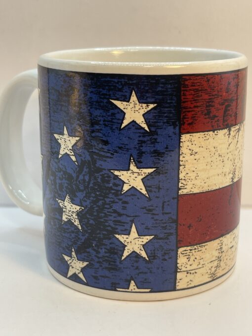 Warren Kimble Colonial Flag Mug with American Flag Coffee Cup Mug