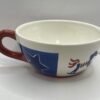 Steep your style in stars, stripes, and charm with the Patriotic Inspirado Stonelite Teacup. It's the perfect #cupofmood that’s cozy and patriotic.