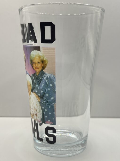 This Golden Girls Squad Goals Glass is the perfect #cupofmood when you’re ready to raise a glass to the queens of sass, humor, and cheesecake.