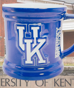 Kentucky Wildcats 3D Coffee Mug displayed at the University of Kentucky