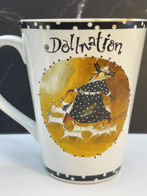 Bring a playful touch of elegance to your routine with the Jennifer Garant Roscher Dollnation Mug. It's the perfect #cupofmood making morning a fun affair!