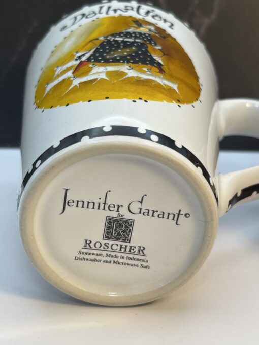 Bring a playful touch of elegance to your routine with the Jennifer Garant Roscher Dollnation Mug. It's the perfect #cupofmood making morning a fun affair!