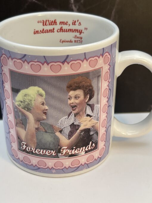 Celebrate friendship the classic way with the I Love Lucy Forever Friends Mug! It's the perfect #cupofmood bringing Lucy and Ethel to your morning routine.