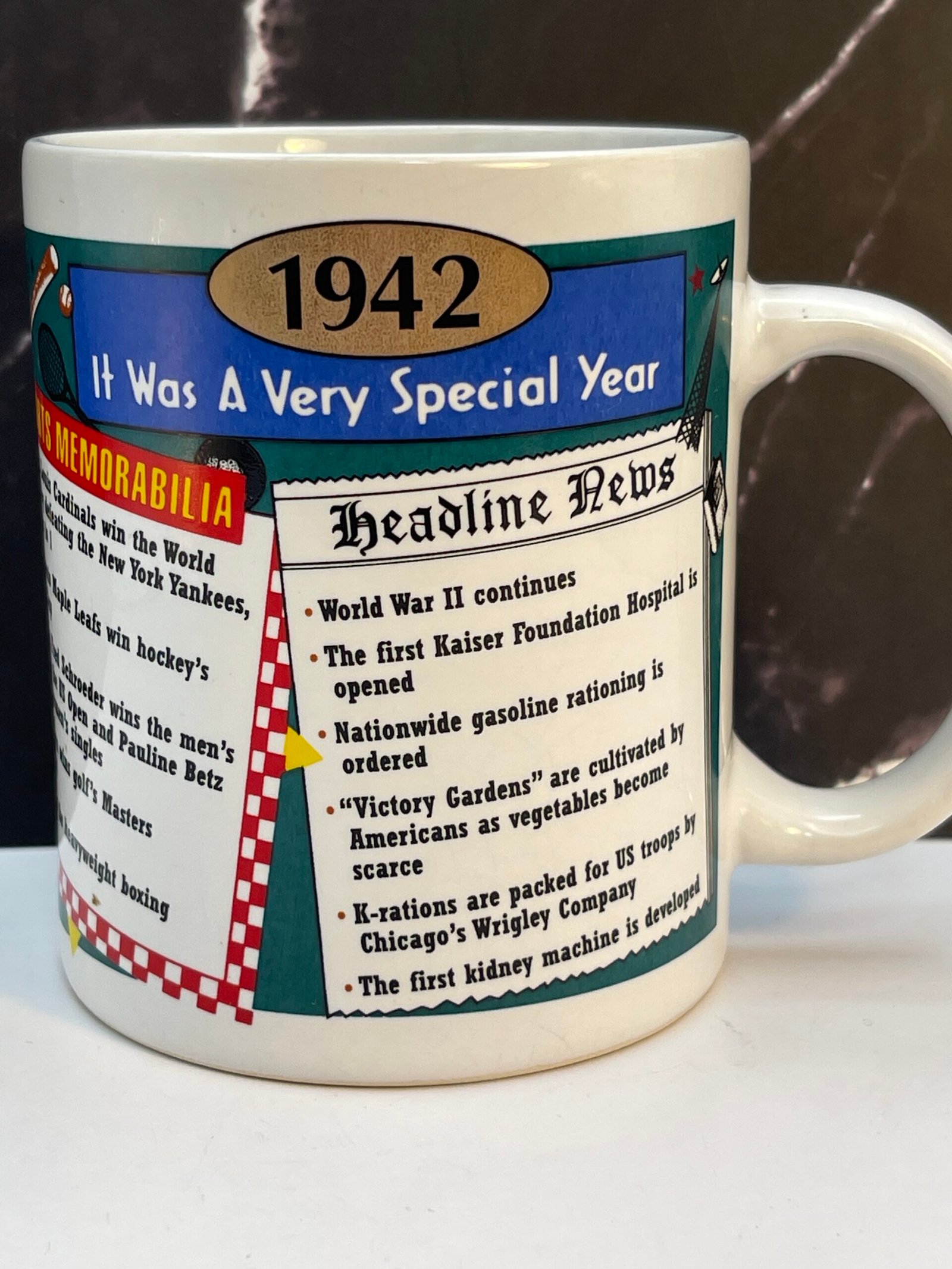 Introducing the 1942 Birth Year Mug. It's the perfect #cupofmood and ultimate gift to commemorate the year 1942 with humor and style.