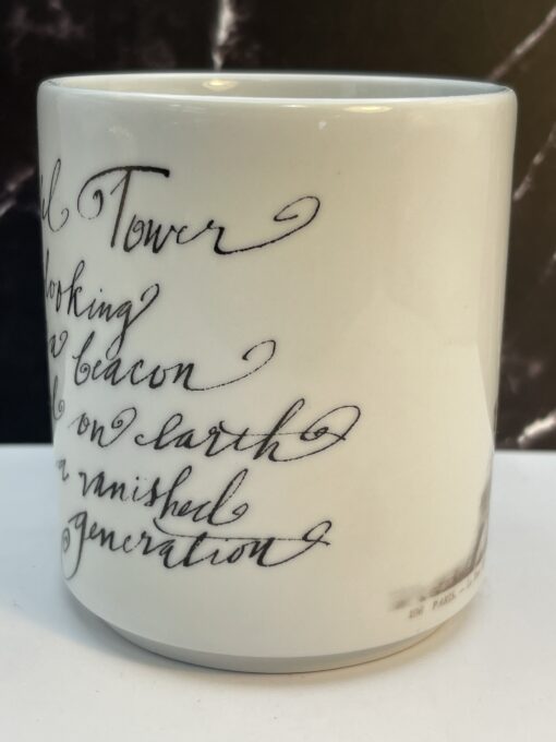 Wake up to the beauty of Paris every morning with our exquisite Paris Eiffel Tower Rosanna Mug! It's the perfect #cupofmood making every sip a delight.