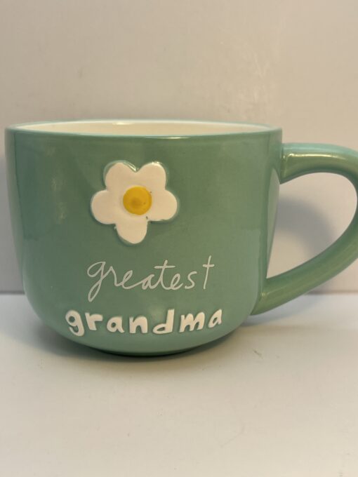 Show grandma some love and a honor with the Greatest Grandma Sandra Magsamen Mug.  It's the perfect #cupofmood by renowned artist and author Sandra Magsamen.