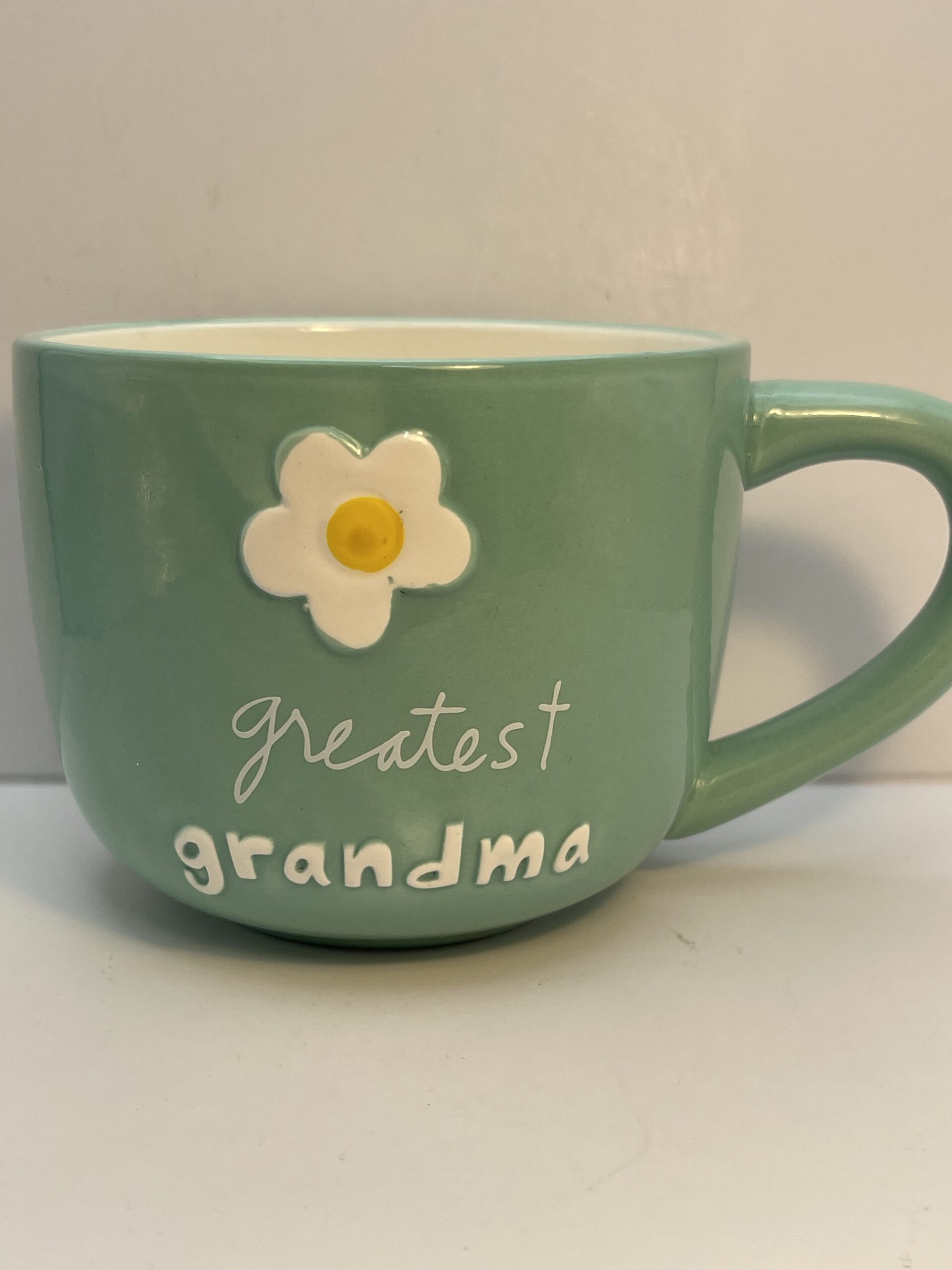 Show grandma some love and a honor with the Greatest Grandma Sandra Magsamen Mug.  It's the perfect #cupofmood by renowned artist and author Sandra Magsamen.
