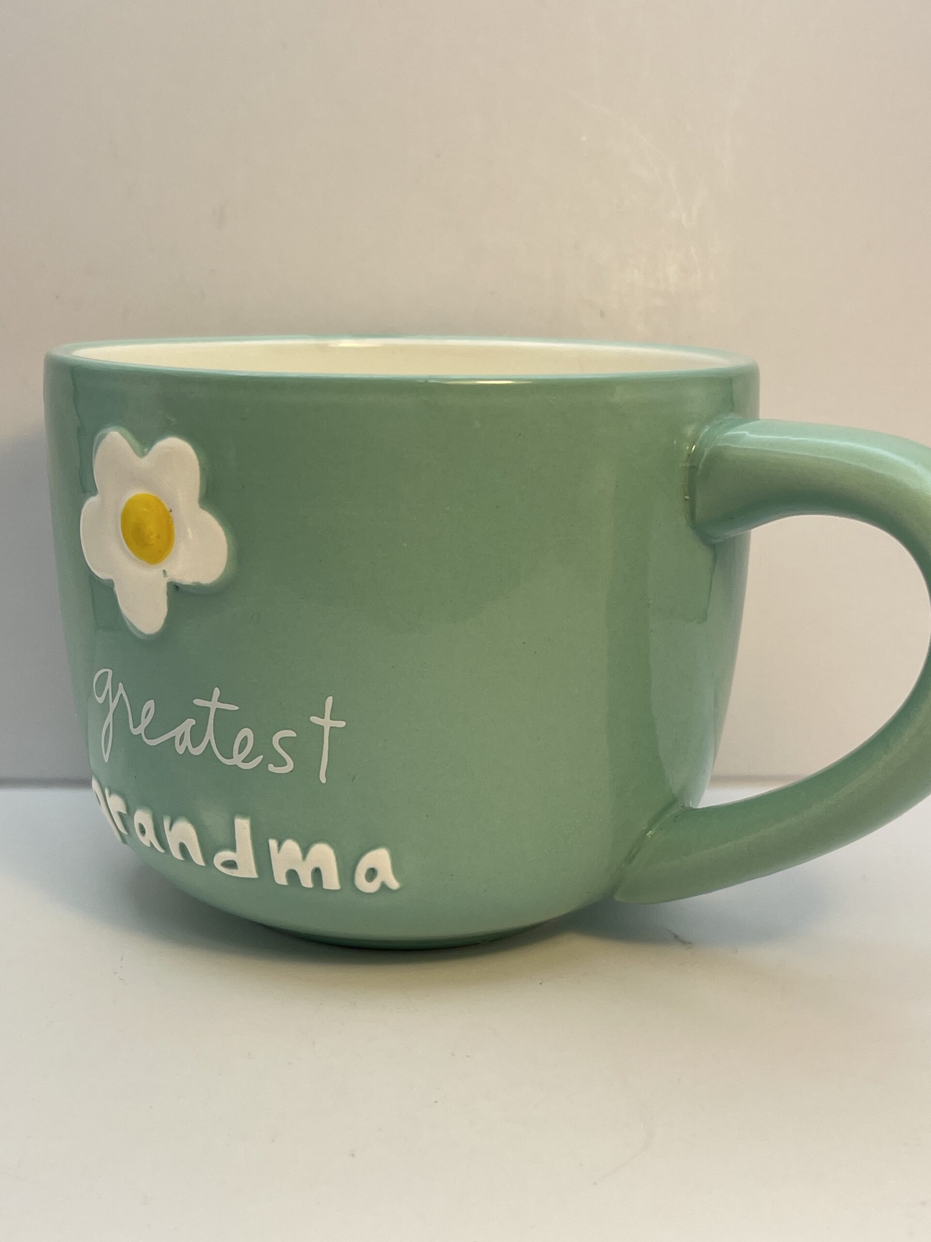 Show grandma some love and a honor with the Greatest Grandma Sandra Magsamen Mug.  It's the perfect #cupofmood by renowned artist and author Sandra Magsamen.