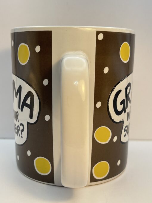 Introducing this Grandma Superpower Oversized Mug. It's the perfect #cupofmood where sass meets caffeine in a delightful dance of grandmotherhood mastery!