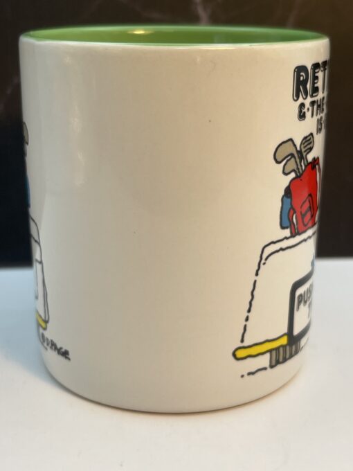 This vintage Retired Golfer Funny Coffee Mug Vintage is the perfect #cupofmood to tee up laughs and serve a hot cup of freedom!