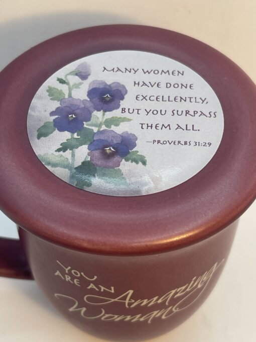 Celebrate her spirit with the Amazing Woman Abbey Press Purple Mug. It's the perfect #cupofmood and tribute to the Proverbs 31 woman in your life.