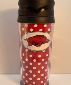 Meet the Arkansas Razorbacks Insulated Team Tumbler! This bold, spirited and functional drinkware is the perfect #cupofmood to call the Hogs in style!