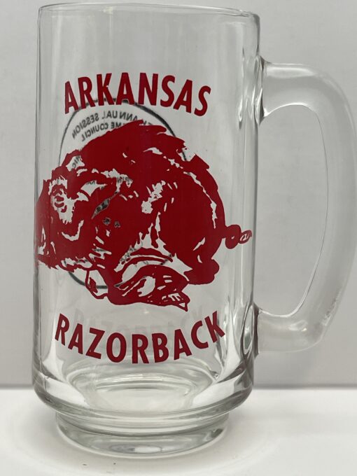 History, hops, and Razorback pride come together in this one-of-a-kind Arkansas Razorbacks Vintage Beer Mug! It's the perfect collector’s #cupofmood!