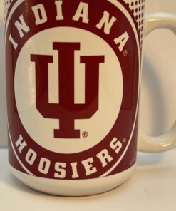 Start your mornings the Hoosier way with the Indiana Hoosiers Ceramic Coffee Mug! It's the perfect #cupofmood of school spirit and caffeine delivery system.