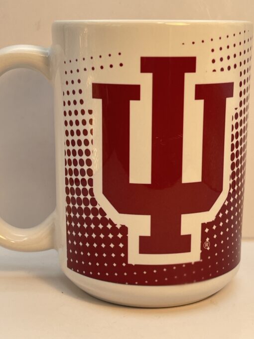 Start your mornings the Hoosier way with the Indiana Hoosiers Ceramic Coffee Mug! It's the perfect #cupofmood of school spirit and caffeine delivery system.