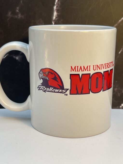 Start your mornings with the Miami RedHawks Mom Ceramic Coffee Mug!