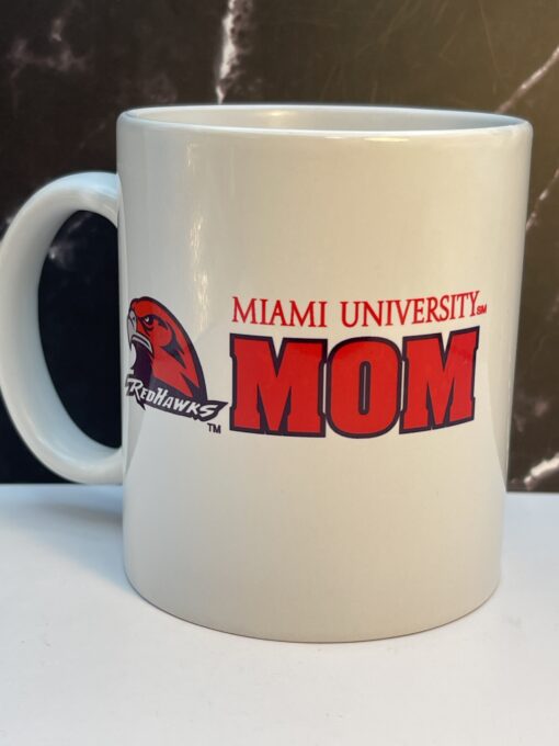 Start your mornings with the Miami RedHawks Mom Ceramic Coffee Mug!