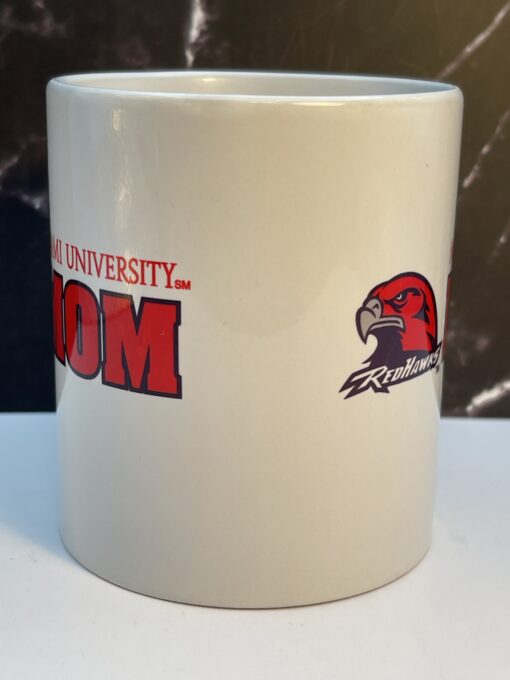 Start your mornings with the Miami RedHawks Mom Ceramic Coffee Mug!