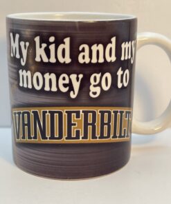 The Vanderbilt My Kid Money Mug is the perfect #cupofmood with school spirit! It's an awesome way to show your Vanderbilt pride with a side of sass!