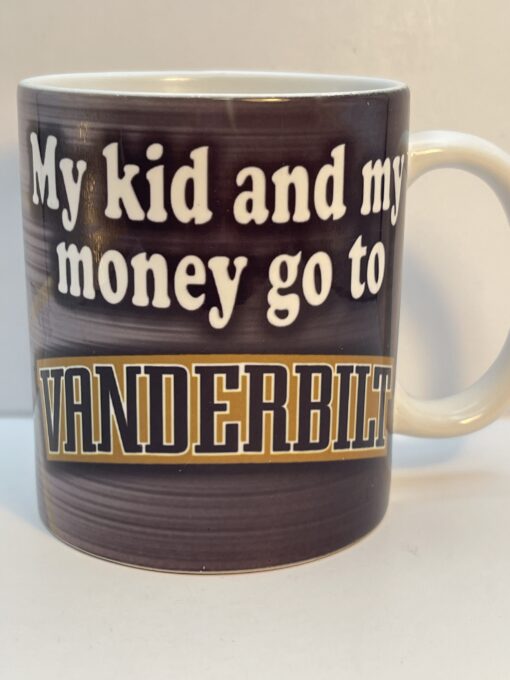 The Vanderbilt My Kid Money Mug is the perfect #cupofmood with school spirit! It's an awesome way to show your Vanderbilt pride with a side of sass!