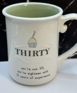 Introducing the Thirty Cupcake Birthday Mug. It's  the perfect #cupofmood because turning 30 has never looked – or tasted – so sweet!