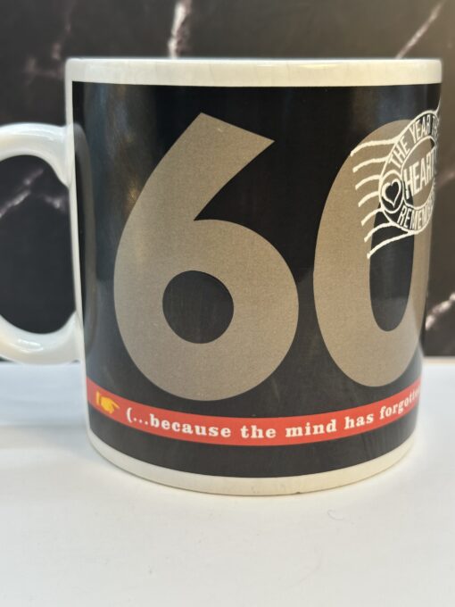 Introducing the 60 Year Heart Remembers Mug. It's the perfect #cupofmood to make their sixtieth birthday extra memorable and hilariously honest.