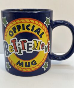 Start your golden years off right with the Official Retirement Mug Navy Blue. It's the perfect #cupofmood and ultimate blend of style, sass.