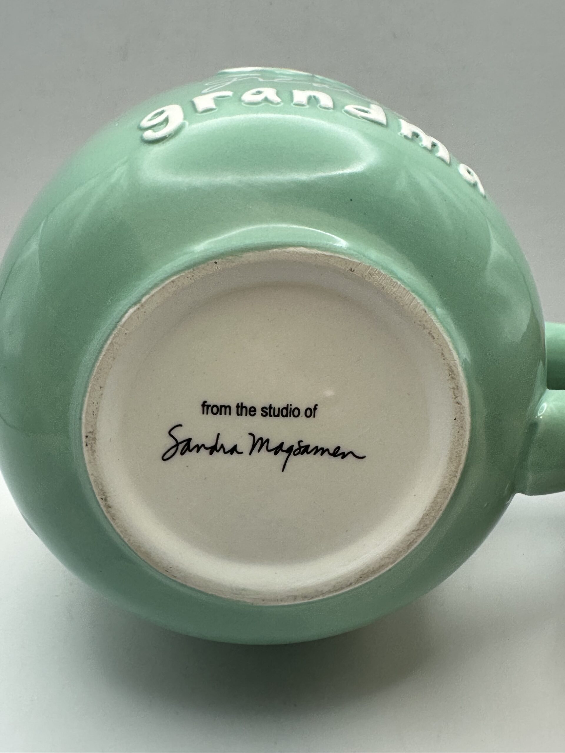 Show grandma some love and a honor with the Greatest Grandma Sandra Magsamen Mug.  It's the perfect #cupofmood by renowned artist and author Sandra Magsamen.