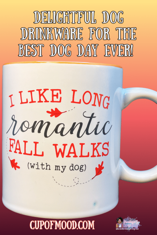 This Long Fall Walks Mug by Open Road is the perfect #cupofmood for the dog owner who likes long romantic fall walks with their dog.