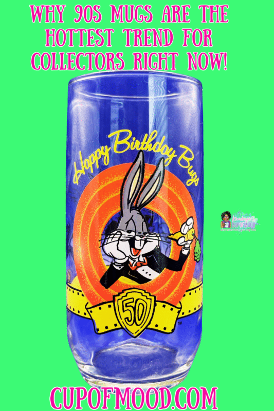 Bugs Bunny 50th Birthday glass