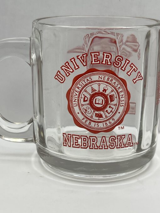 Raise your glass to timeless Husker pride with the Vintage University of Nebraska Glass Mug! It's the perfect #cupofmood and a classic collectible.