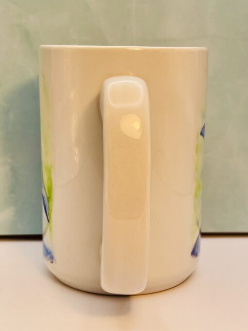Pastel Dolphin Ceramic Mug handle view