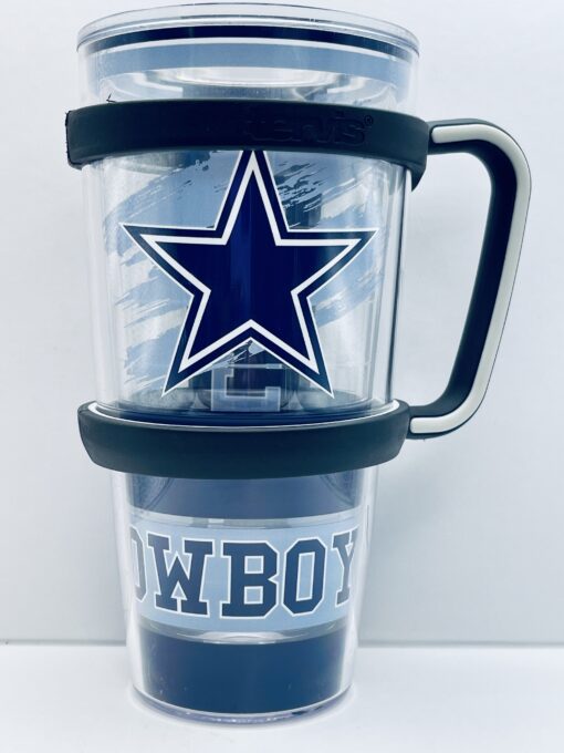 Dallas Cowboys 24 oz Tervis Tumbler with carrying handle
