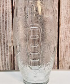 Coors Light Football Stemless Wine Glass front view