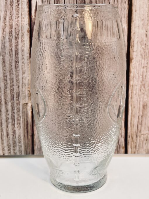 3D football laces and seams Coors Light glass