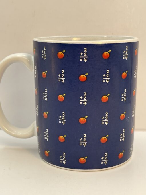 12 oz ceramic vintage teacher mug