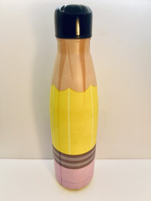 School-themed stainless steel water bottle for educators
