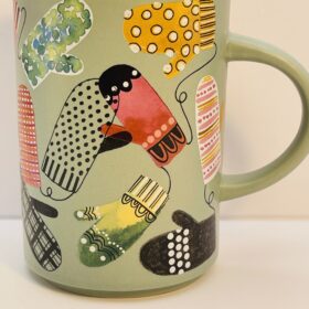 Starbucks 2017 Mittens Holiday Mug front view