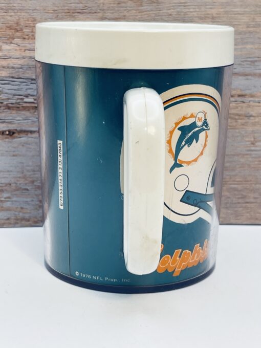 Vintage Miami Dolphins fan drinkware collectible