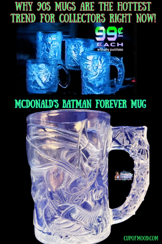 Batman Forever McDonald’s 1995 collector glass
