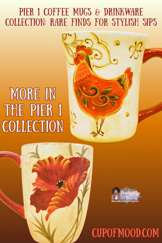 2 Pier 1 Coffee Mugs from the Pier 1 Collection at CupofMood.com