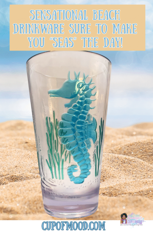 Acrylic Seahorse Glass with 3D design for tropical drinks
