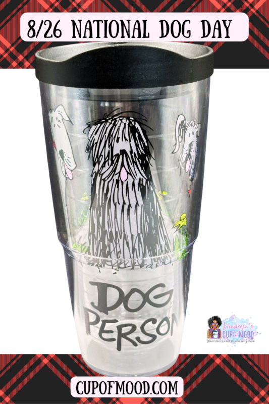 The Emerson Dog Person Tervis Tumbler is here to steal your heart and keep your beverages just the way you like them. It’s the perfect #cupofmood for dog lovers!