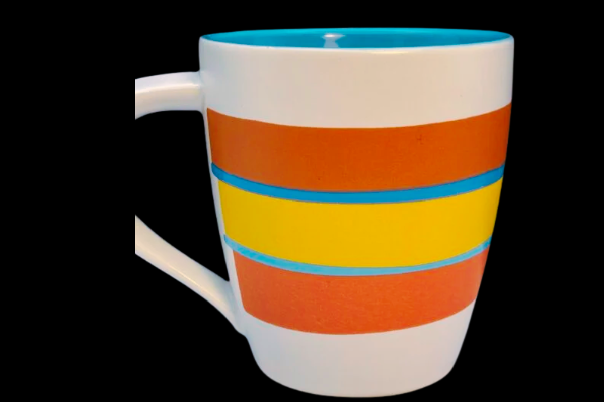 Back view of vintage Hallmark Career Goals coffee mug